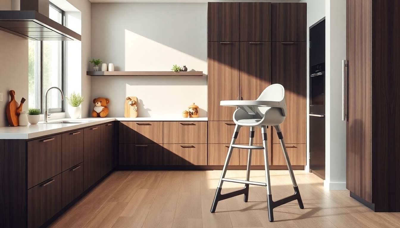 Chaises hautes pour bébés: tour d'horizon des styles en vogue