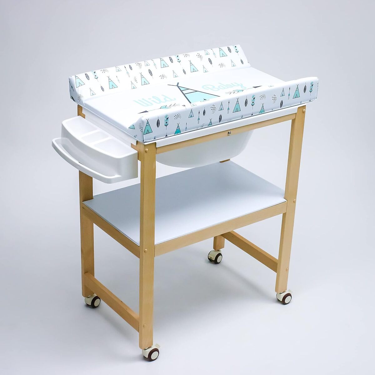 Test : baignoire Plastimyr en bois de hêtre pour bébé