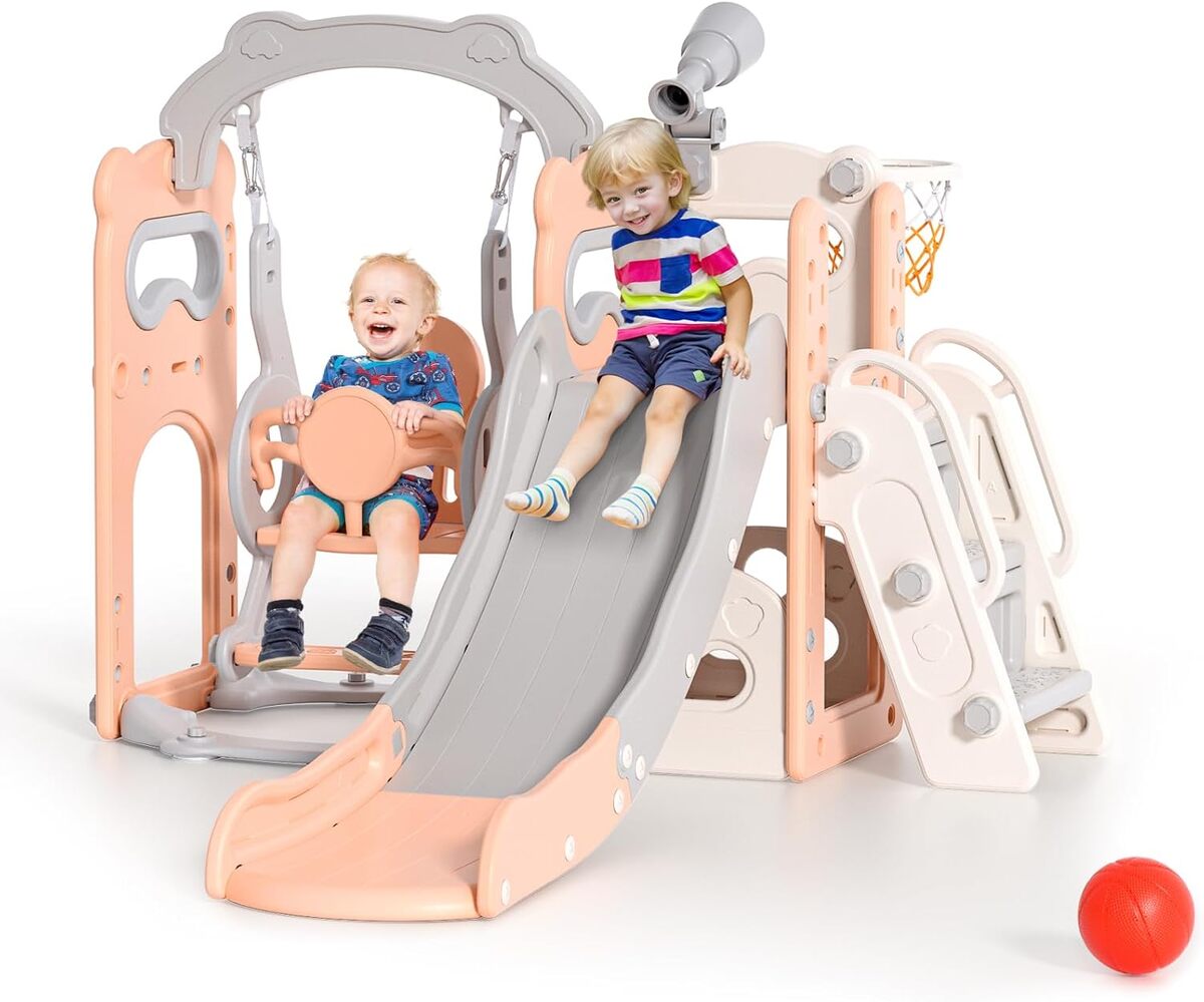 Test du toboggan enfant Krovtoy 6 en 1