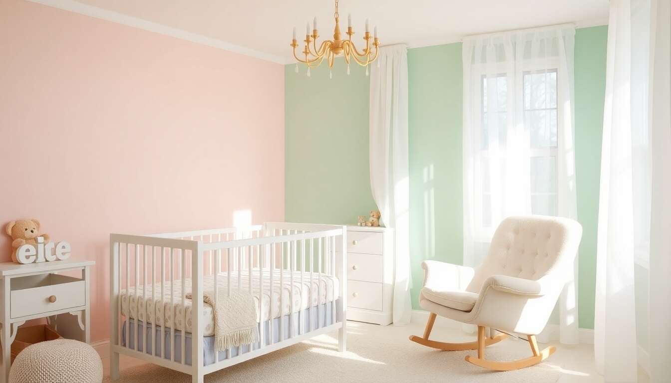 Comment choisir les couleurs pour la chambre de bébé