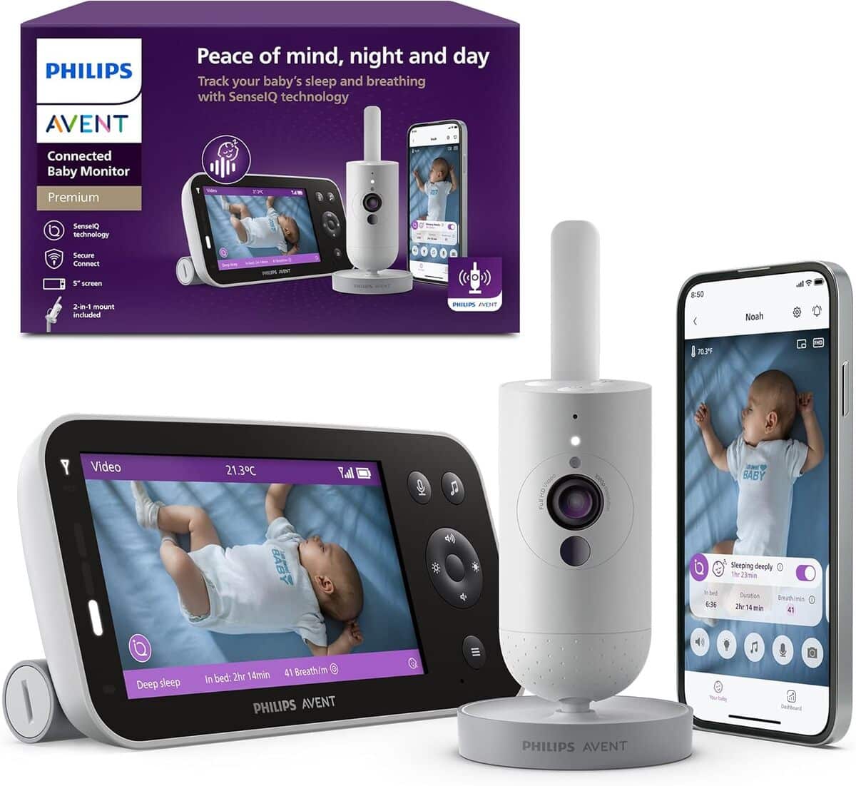 Test du babyphone vidéo connecté Philips Avent SCD973/26