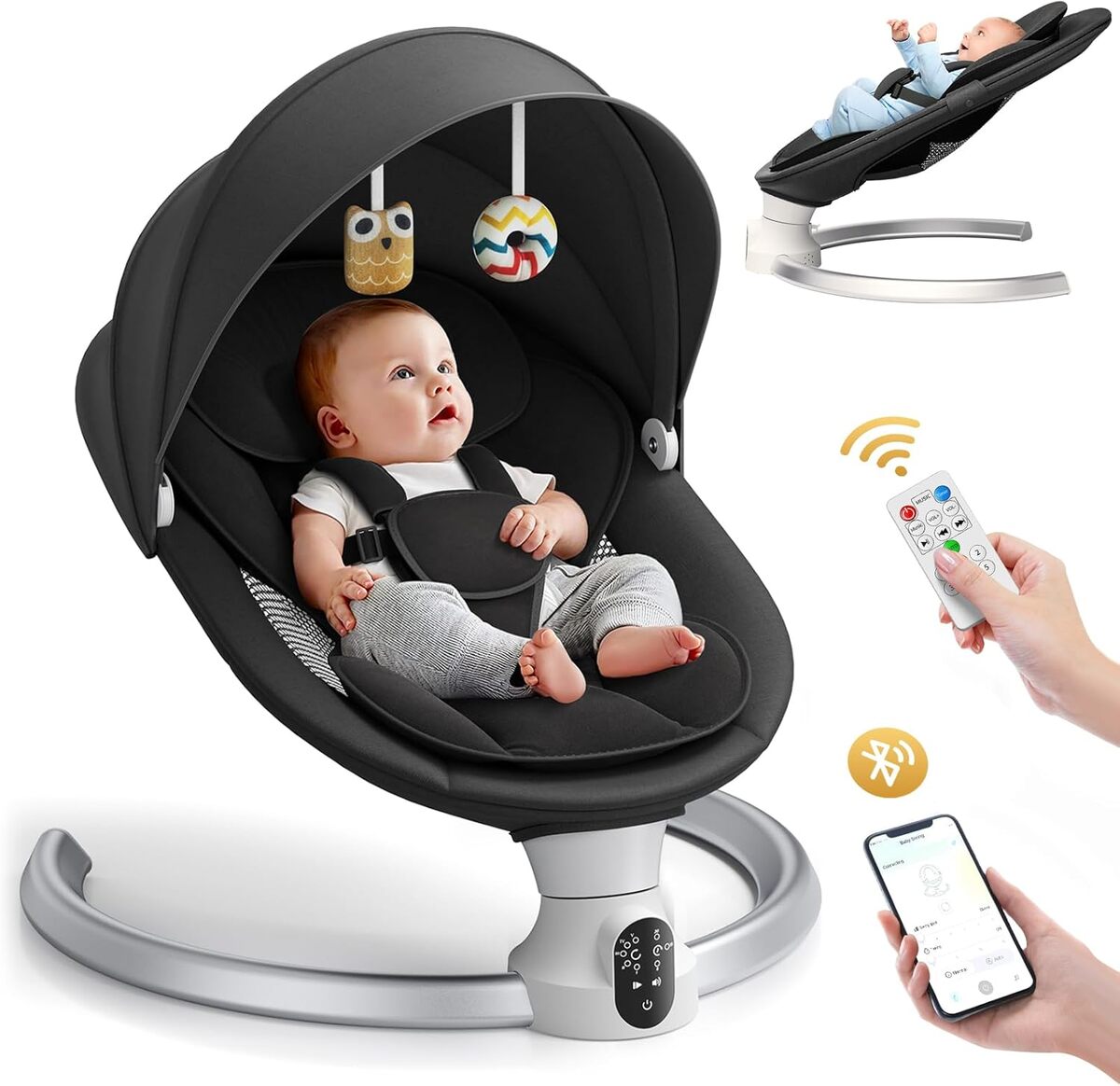 Test du transat Brolteja électrique pour bébés : fonctionnalités et confort