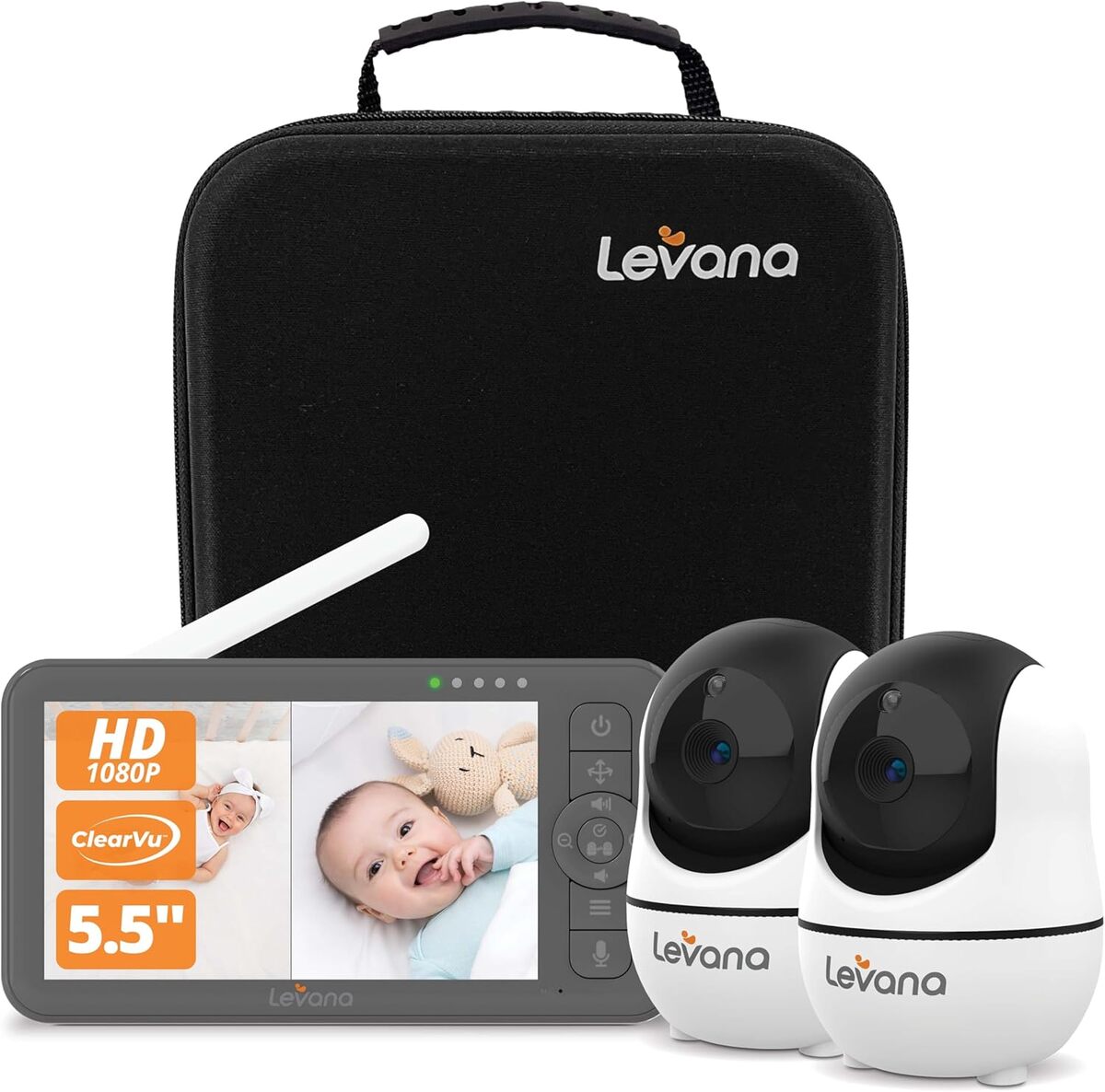 Test du moniteur vidéo pour bébé Levana Nala avec double caméra et vision nocturne