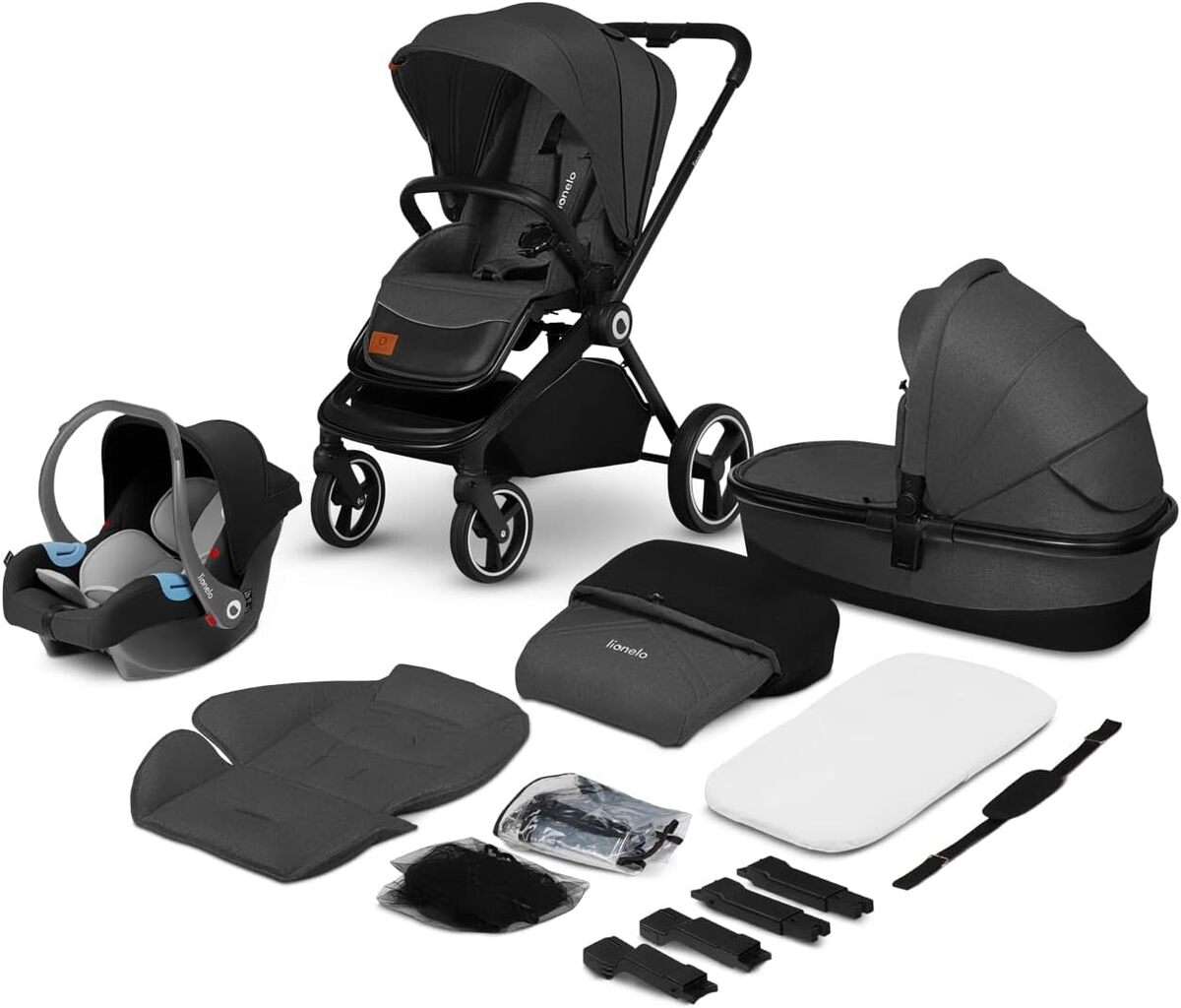 Test de la poussette 3 en 1 Lionelo Mika : confort et praticité pour bébé