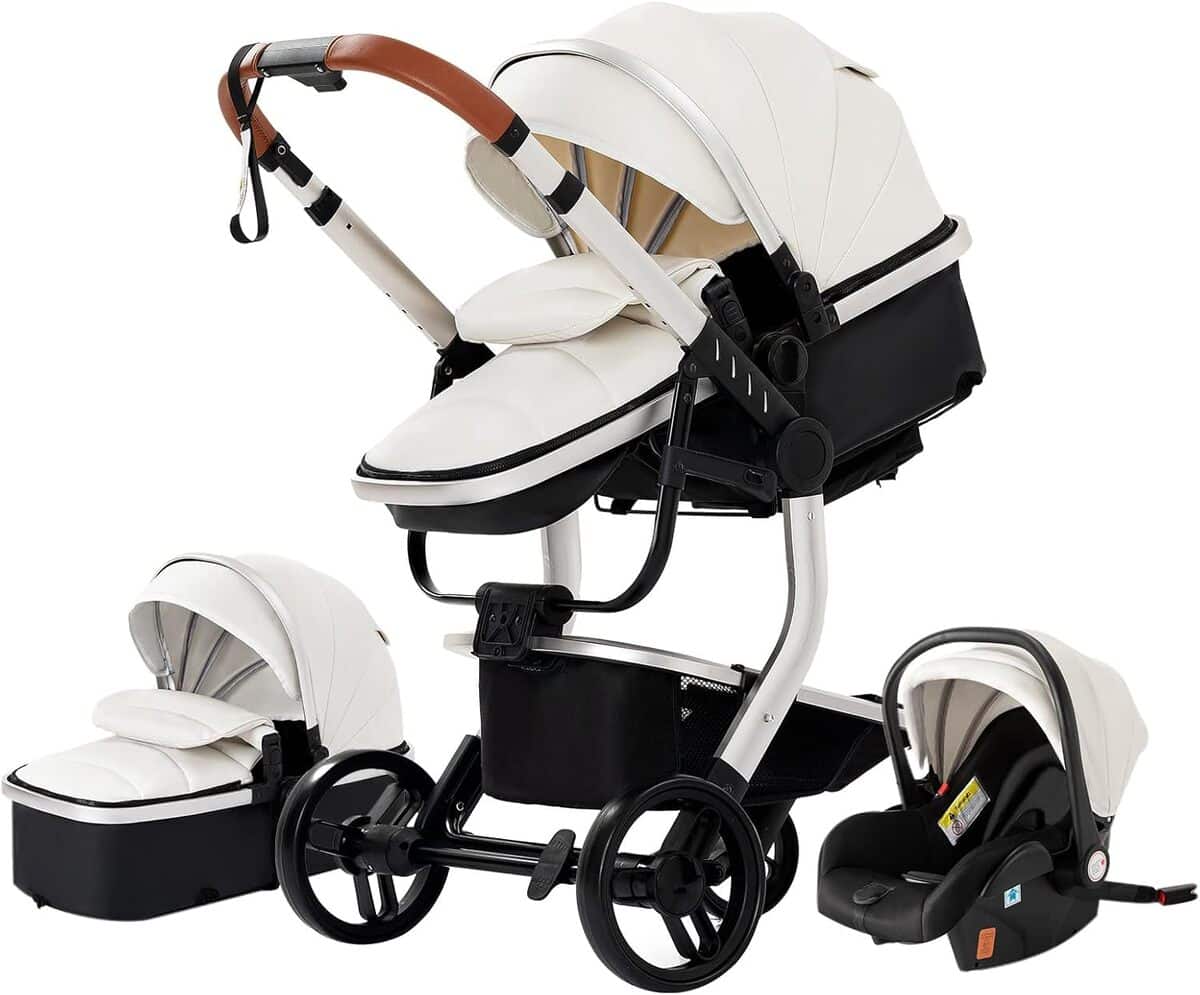 Test de la poussette combinée 3 en 1 (518 White)