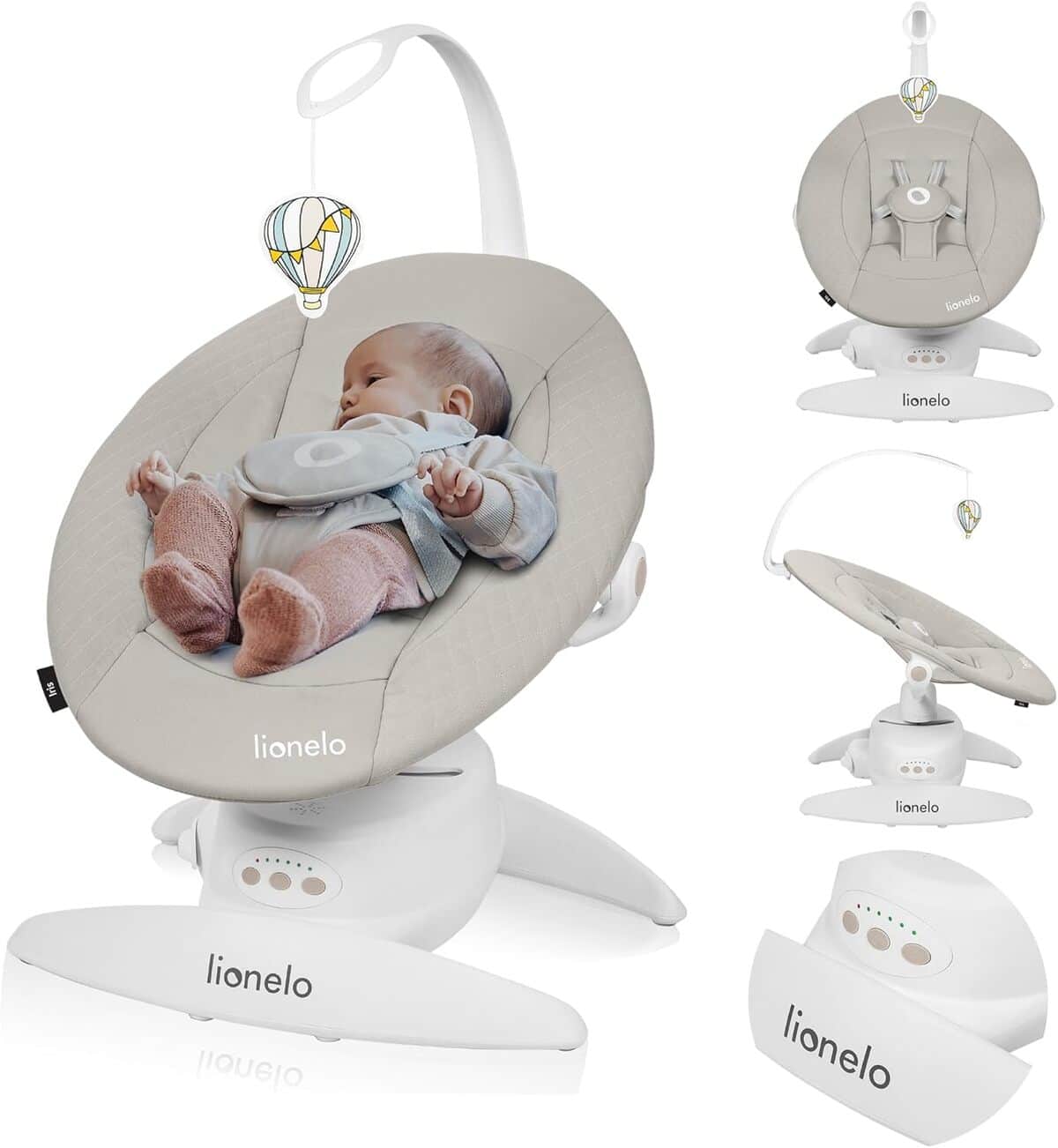 Test du transat électrique Lionelo Iris : confort et sécurité pour bébé