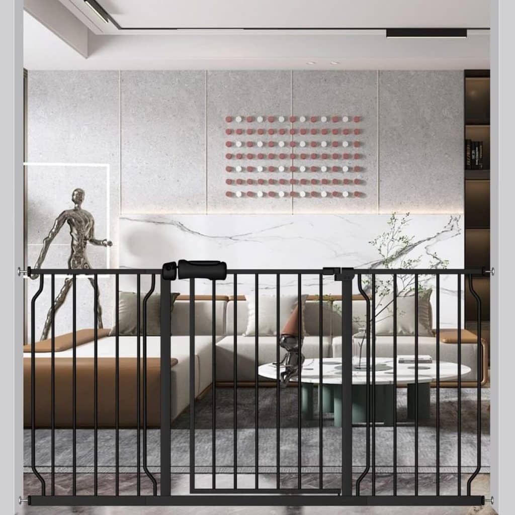 Test : barrière extra large WAOWAO pour bébé et animaux domestiques