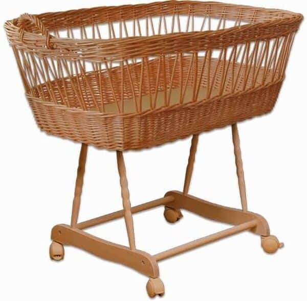 WALDIN Landau/berceaux Complet,6 modèles Disponibles,Cadre/Roues Non traitée, Couleur du Tissu Blanc