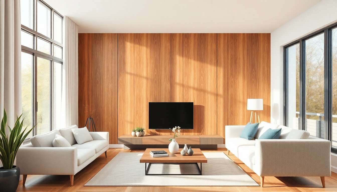 Rev&ecirc;tements muraux en bois : une touche chaleureuse