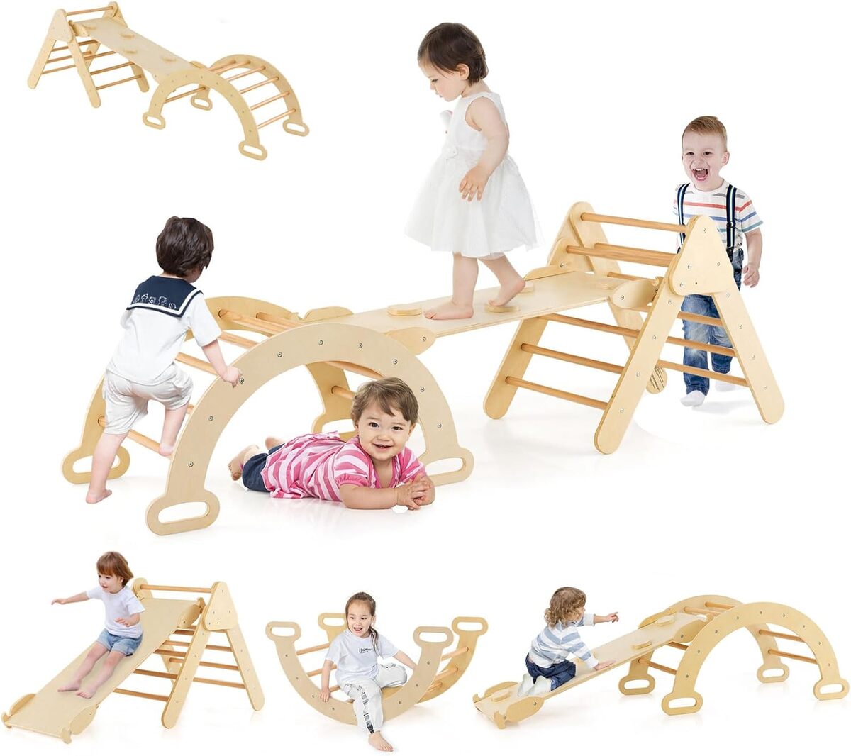 Test de l'arche Montessori Goplus 7 en 1 pour enfants