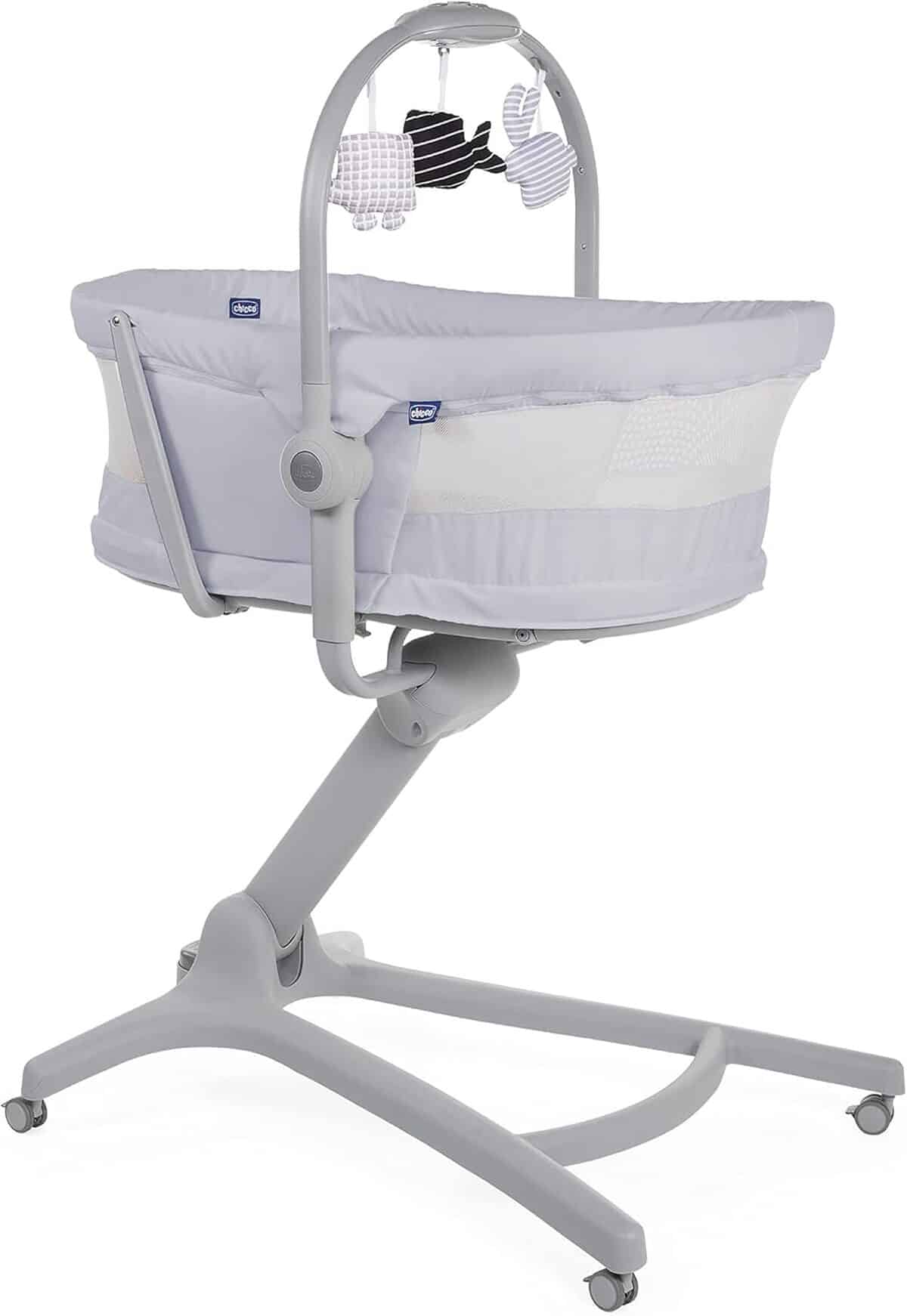 Test du mini berceau multifonction Chicco Baby Hug 4 en 1 Air Stone gris