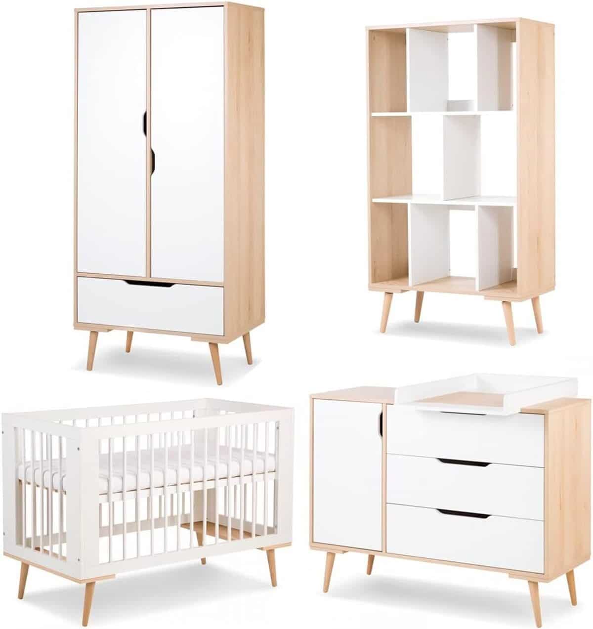 Test : chambre bébé complète Sofie 120x60 blanc