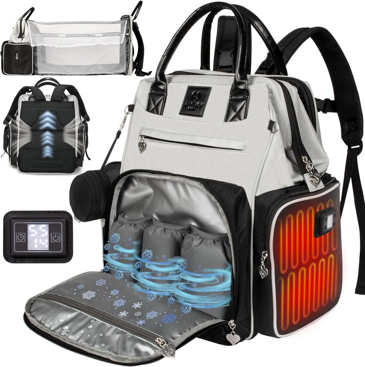 Test du JustBaby Luv : sac à langer intelligent et pratique