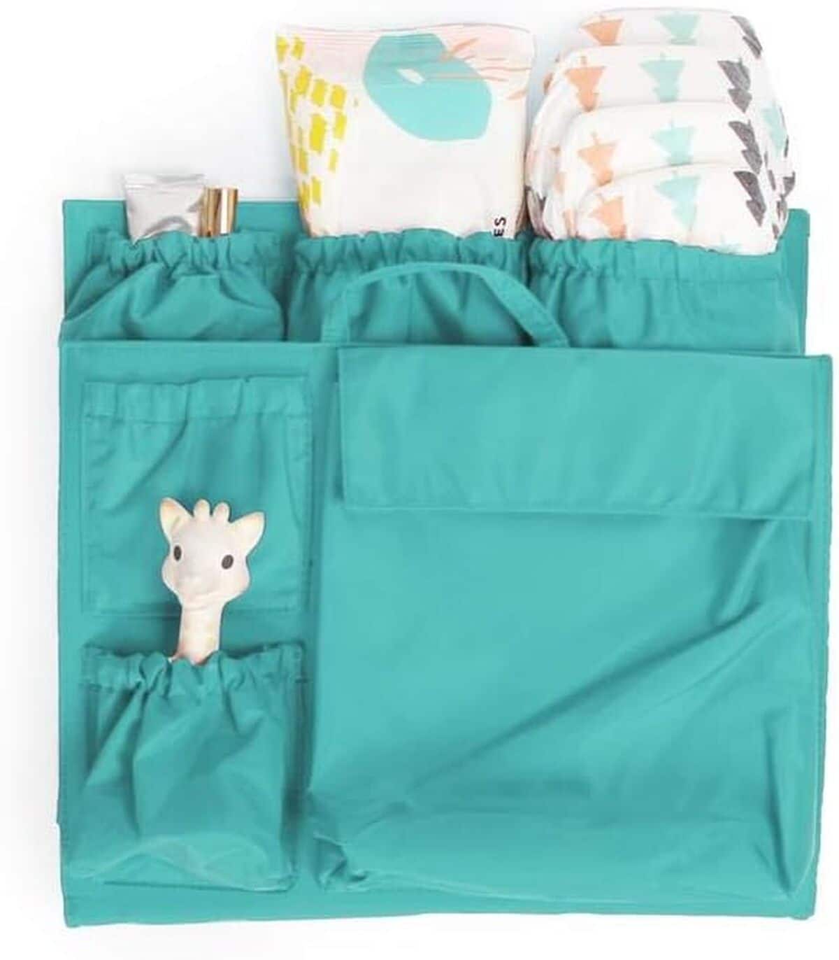 Test du ToteSavvy organisateur de sac à langer vert 11 poches