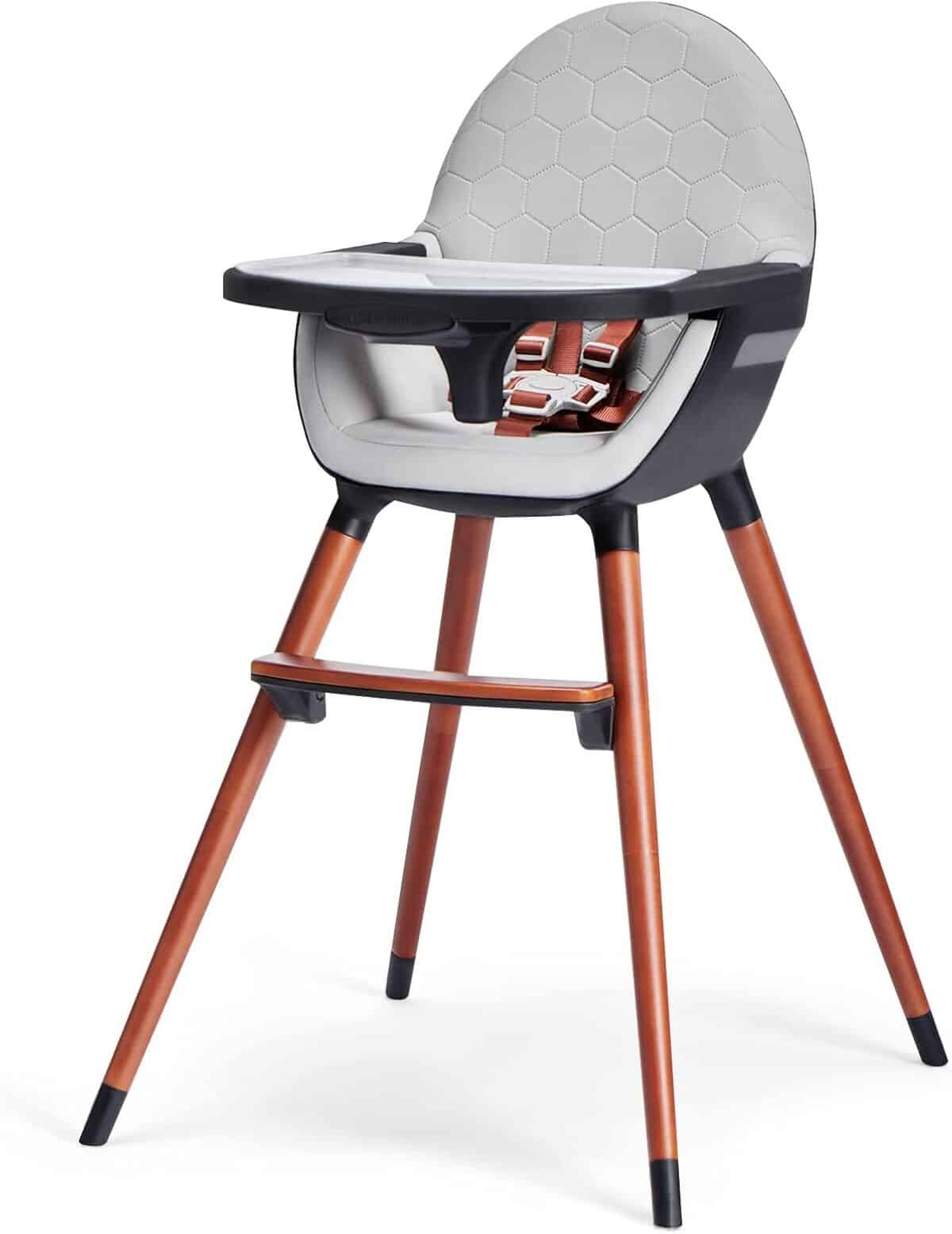Test de la chaise haute Kinderkraft FINIX : élégance et praticité