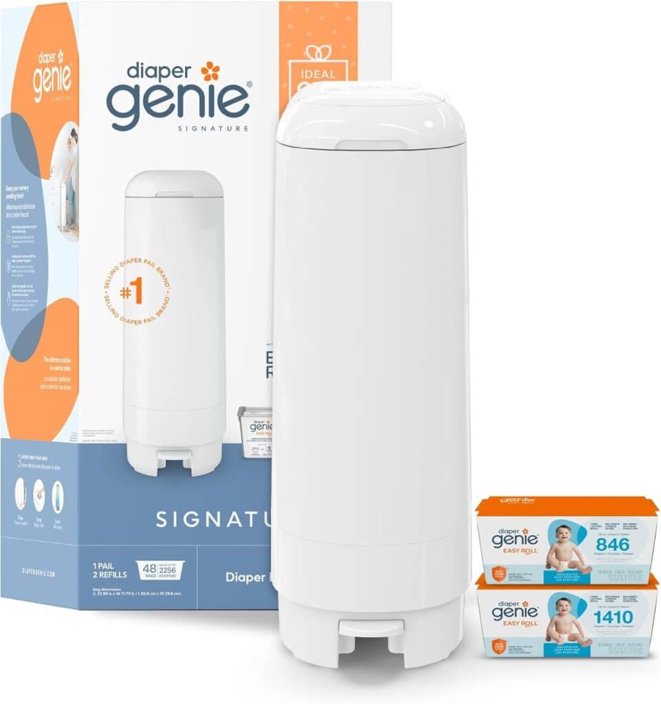 Test : diaper Genie Signature Coffret cadeau, le meilleur allié des jeunes parents